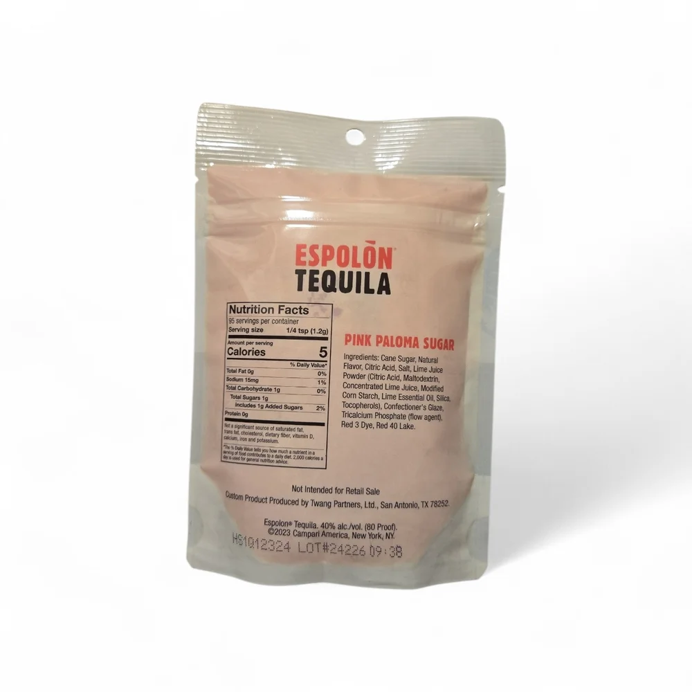 Espolòn Pink Paloma Sugar - Pink Cocktail Sugar